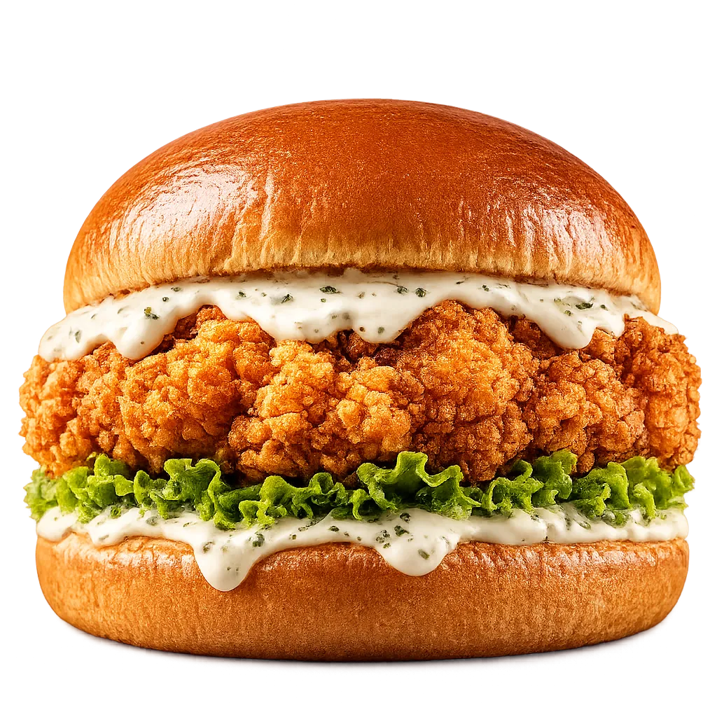Creamy Ranch Crispy Chicken Sandwich
